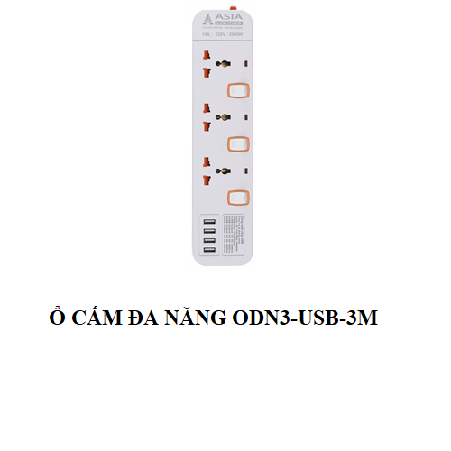 Ổ CẮM ĐA NĂNG ODN3-USB-3M