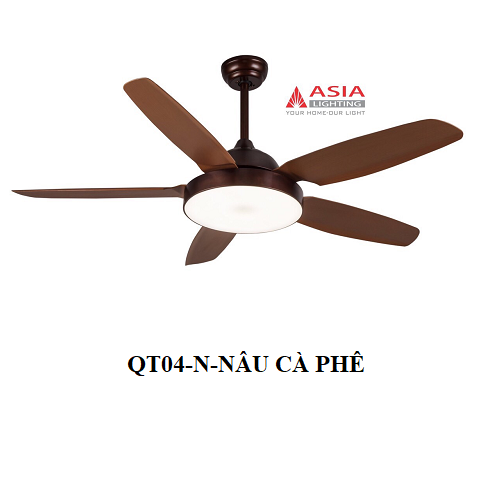 QUẠT TRẦN QT04-N- NÂU CÀ PHÊ