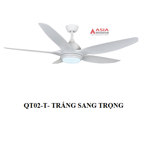 QUẠT TRẦN QT02-T- TRẮNG SANG TRỌNG